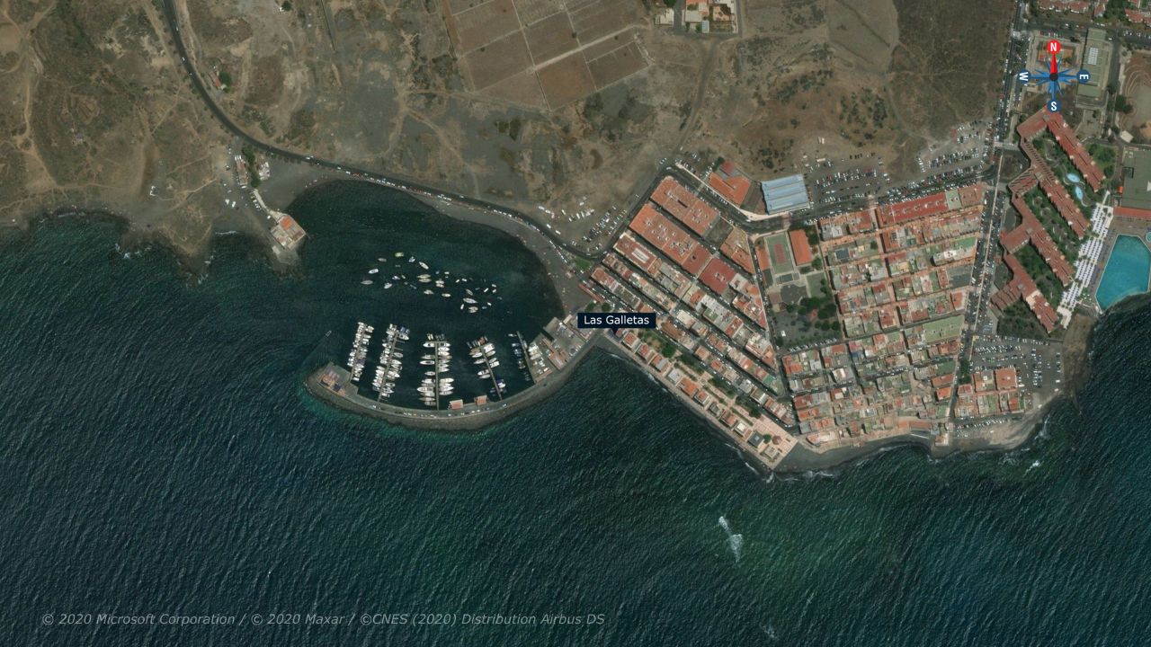 Las Galletas marina del Sur Tenerife