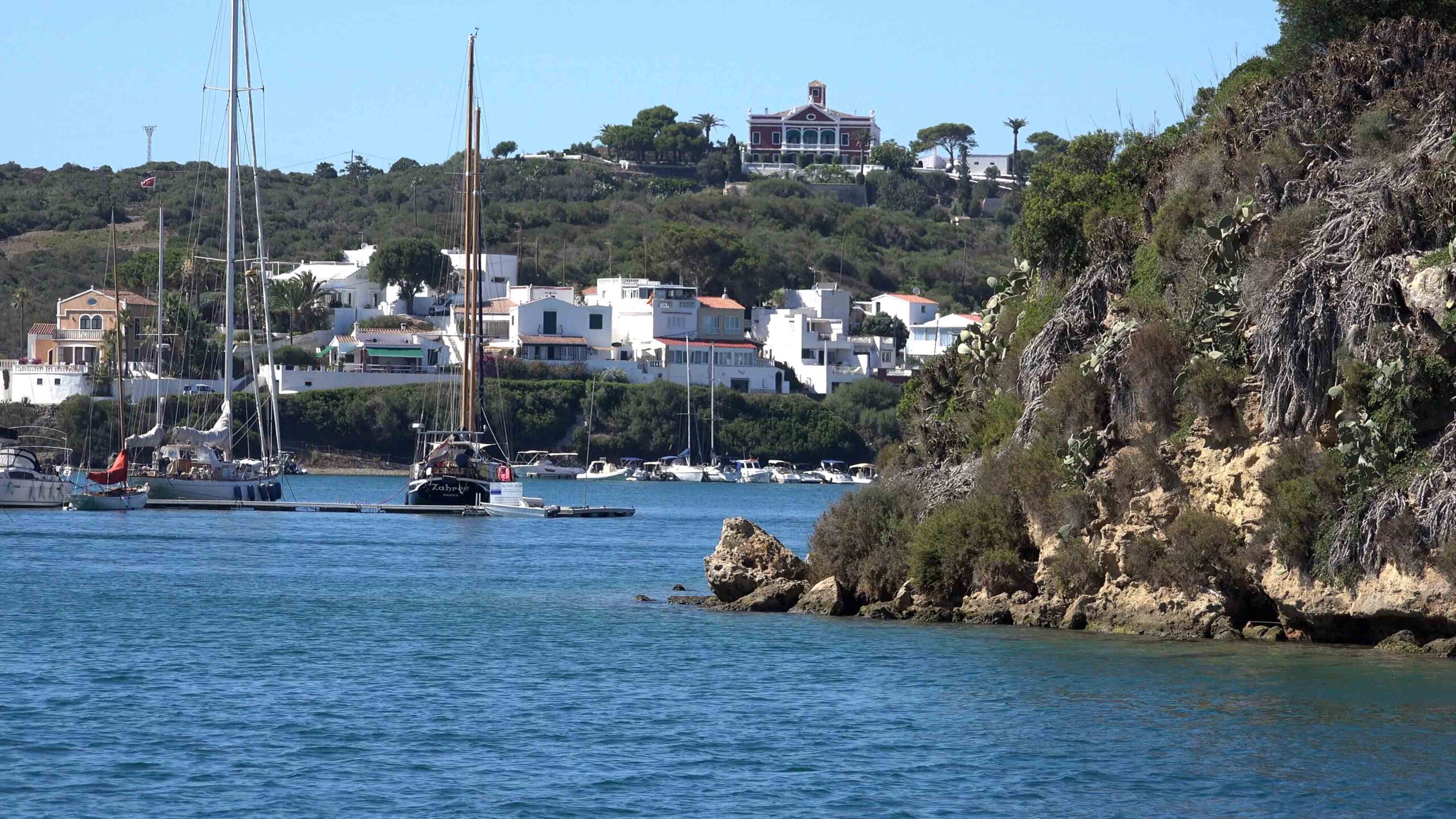 Mahon Menorca Spain dock and anchor
