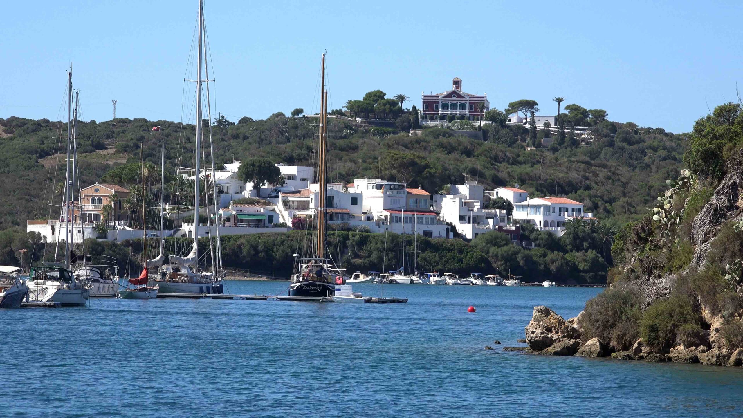 Mahon Menorca Spain dock and anchor
