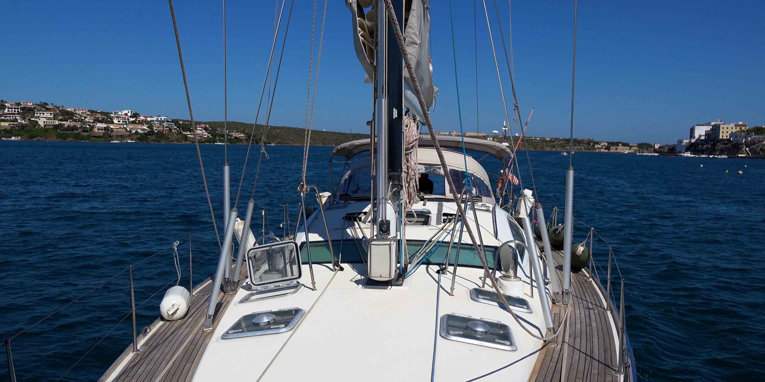 Mahon Menorca Spain dock and anchor
