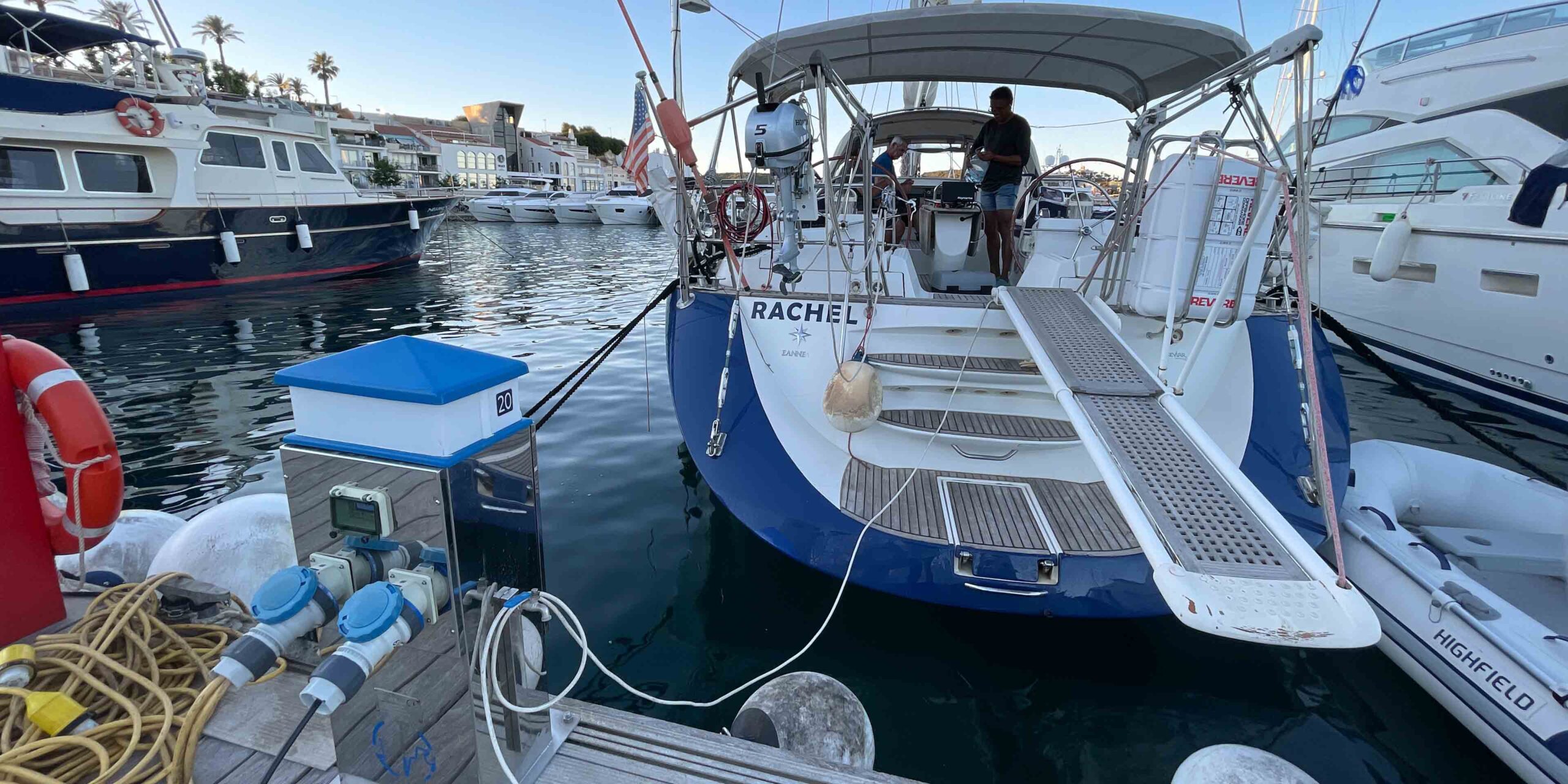 Mahon Menorca Spain dock and anchor
