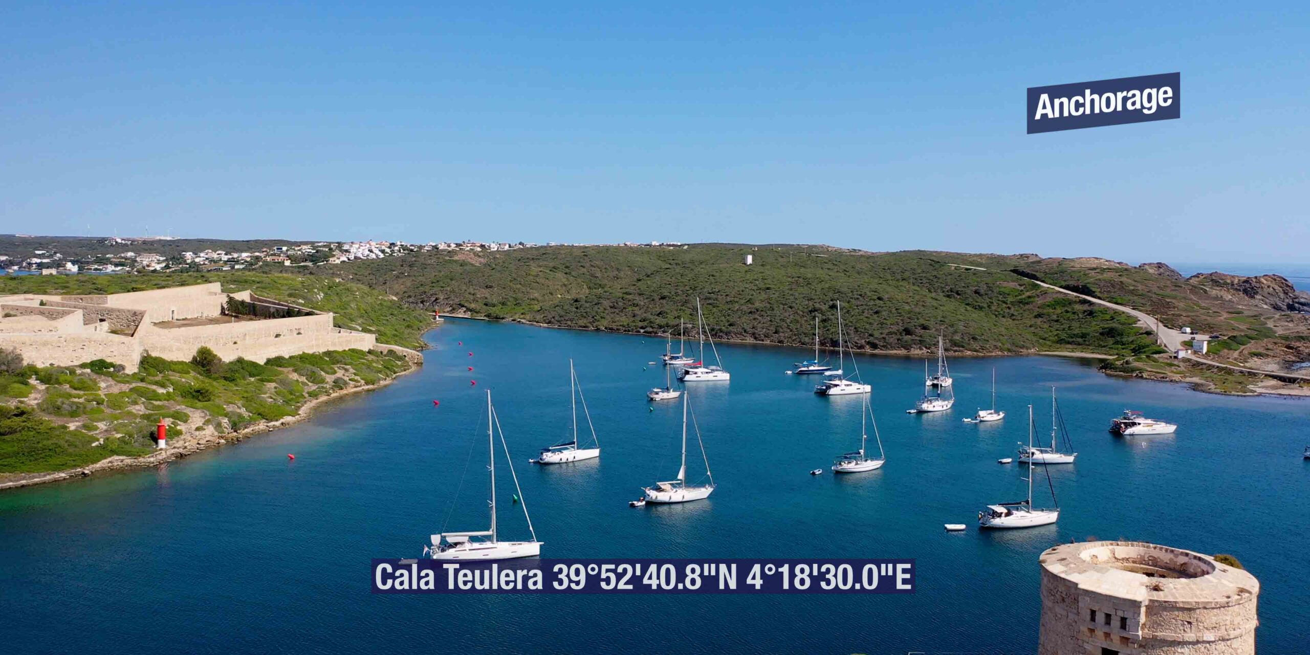 Mahon Menorca Spain dock and anchor
