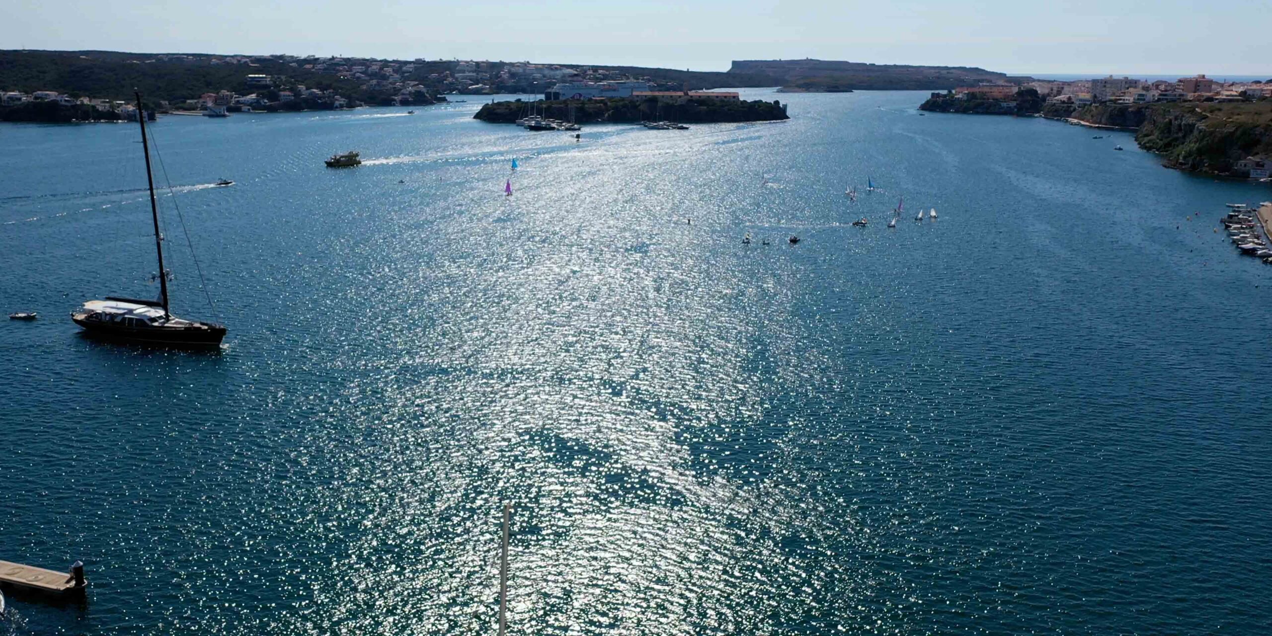 Mahon Menorca Spain dock and anchor
