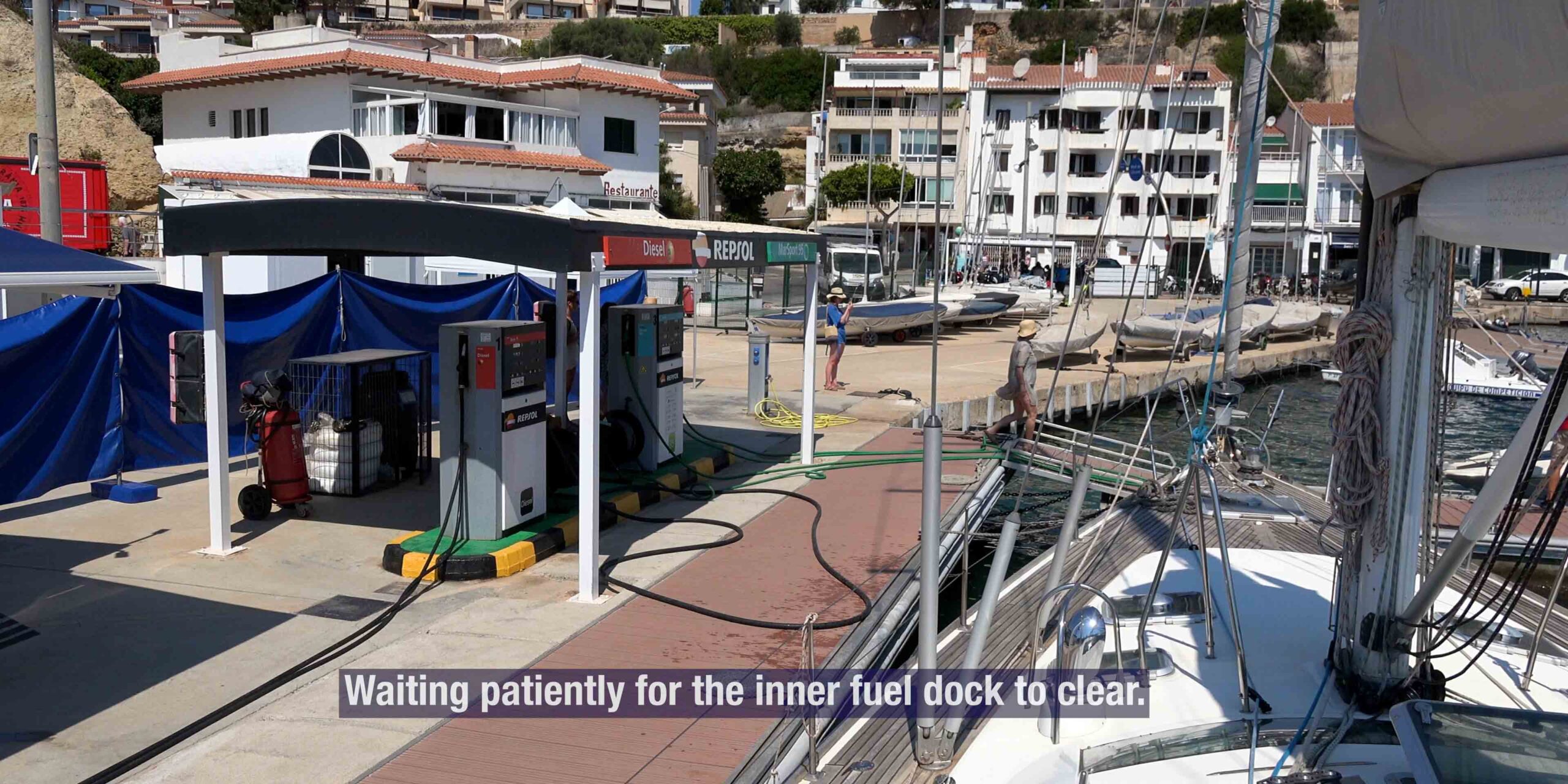 Mahon Menorca Spain dock and anchor
