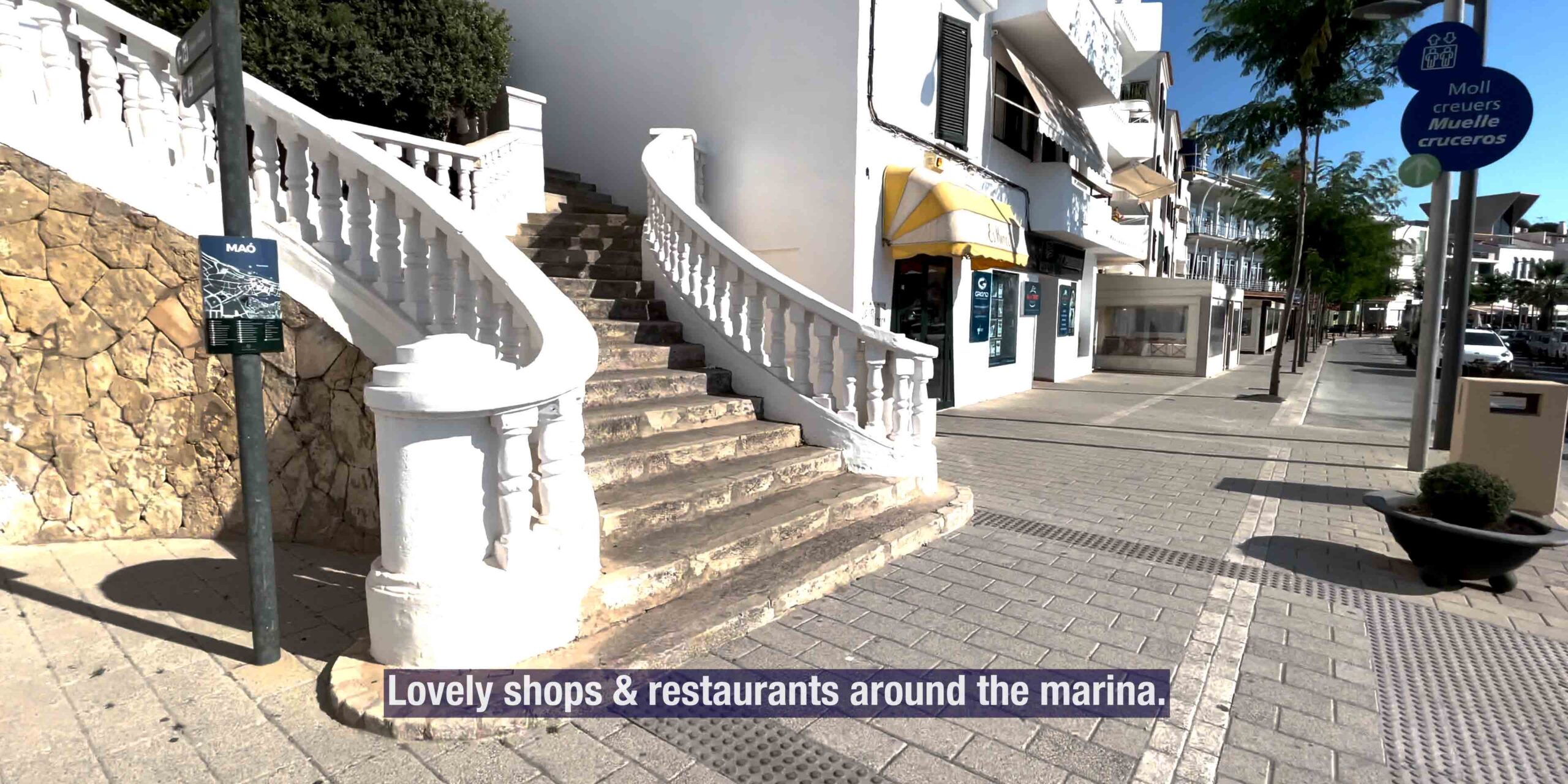 Mahon Menorca Spain dock and anchor
