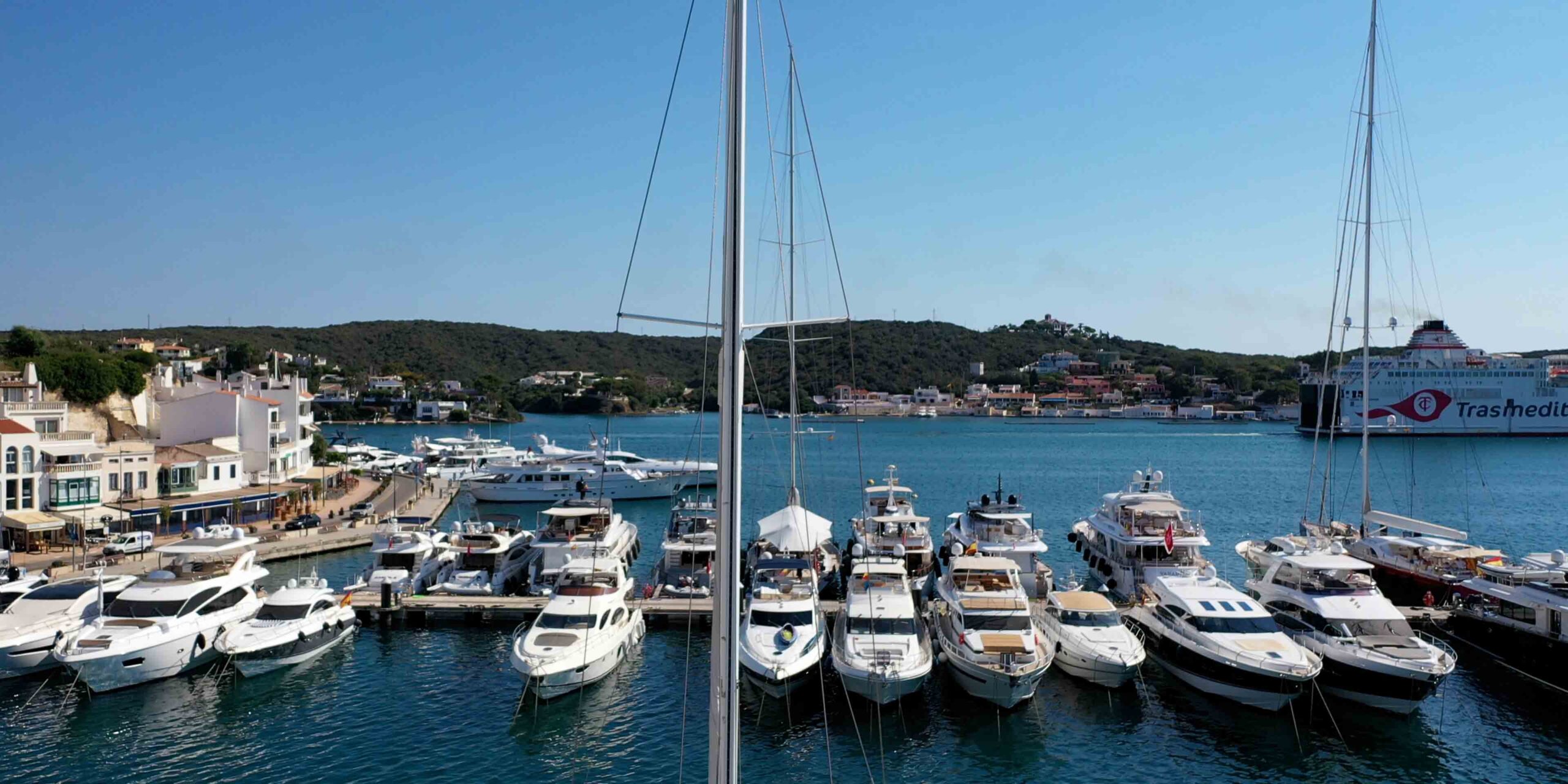 Mahon Menorca Spain dock and anchor
