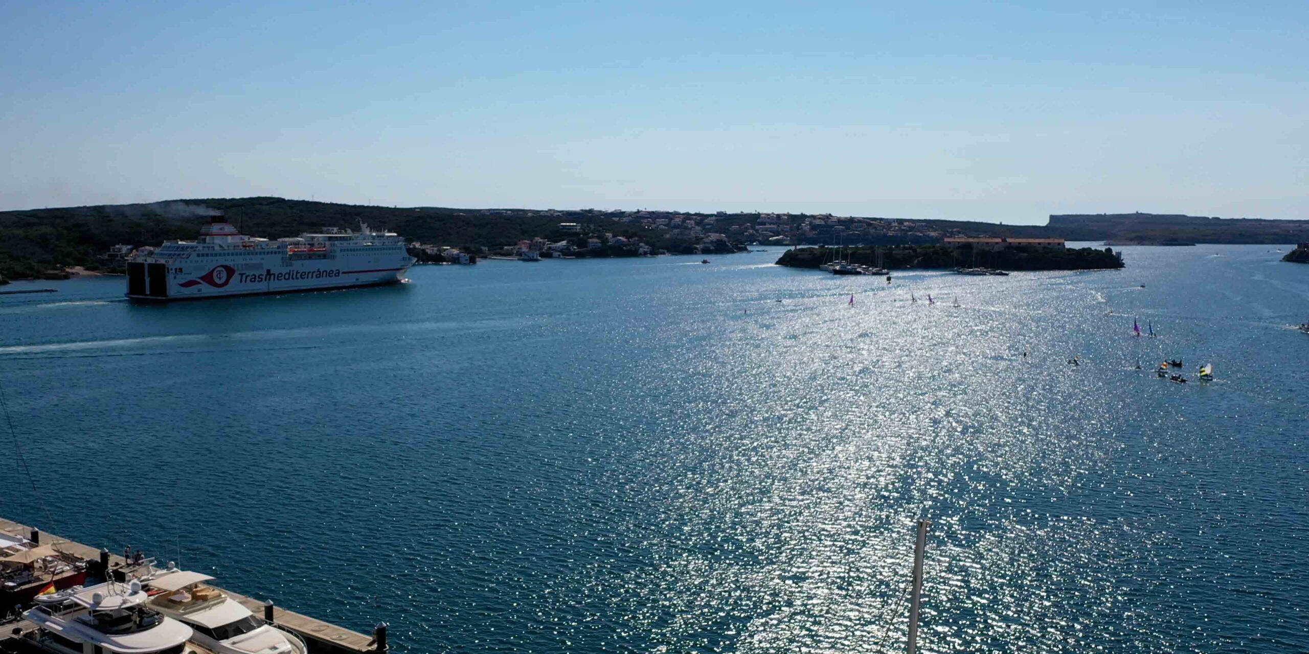 Mahon Menorca Spain dock and anchor
