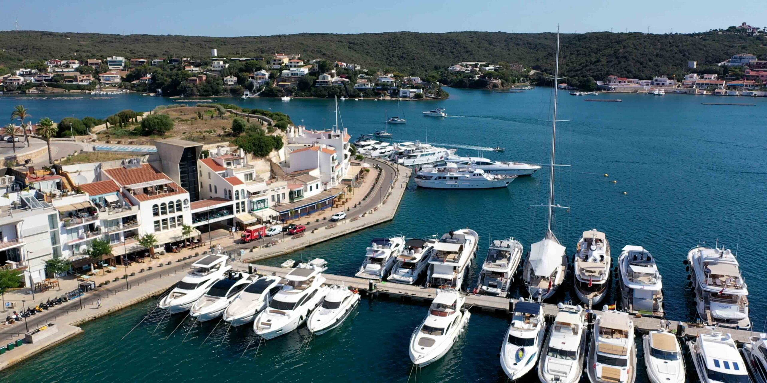 Mahon Menorca Spain dock and anchor
