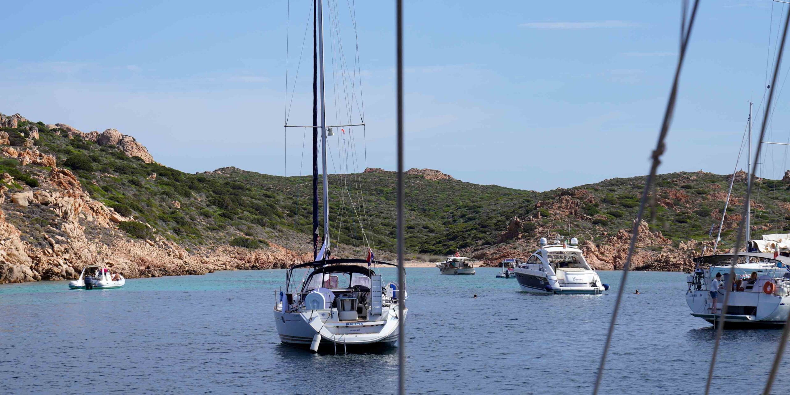 Best places to sail in sardinia - la maddalena
