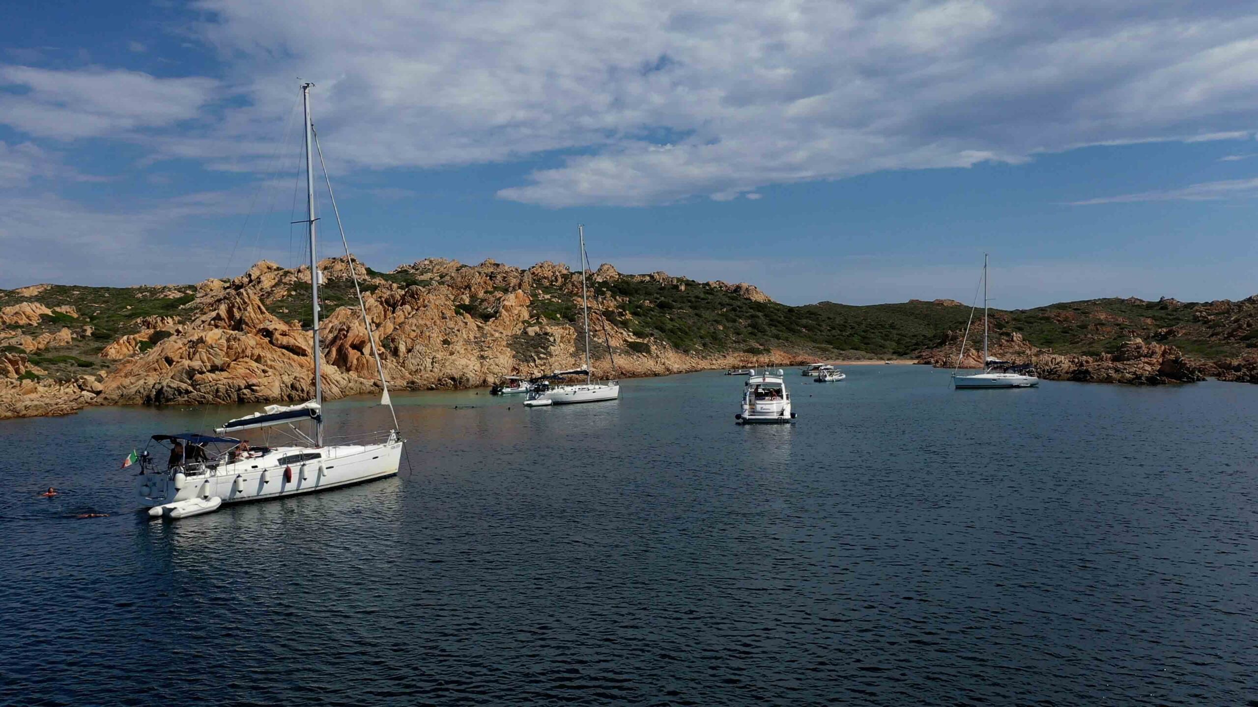 best anchorage Isola Roazzoli Maddalena Archipelago Sardinia
