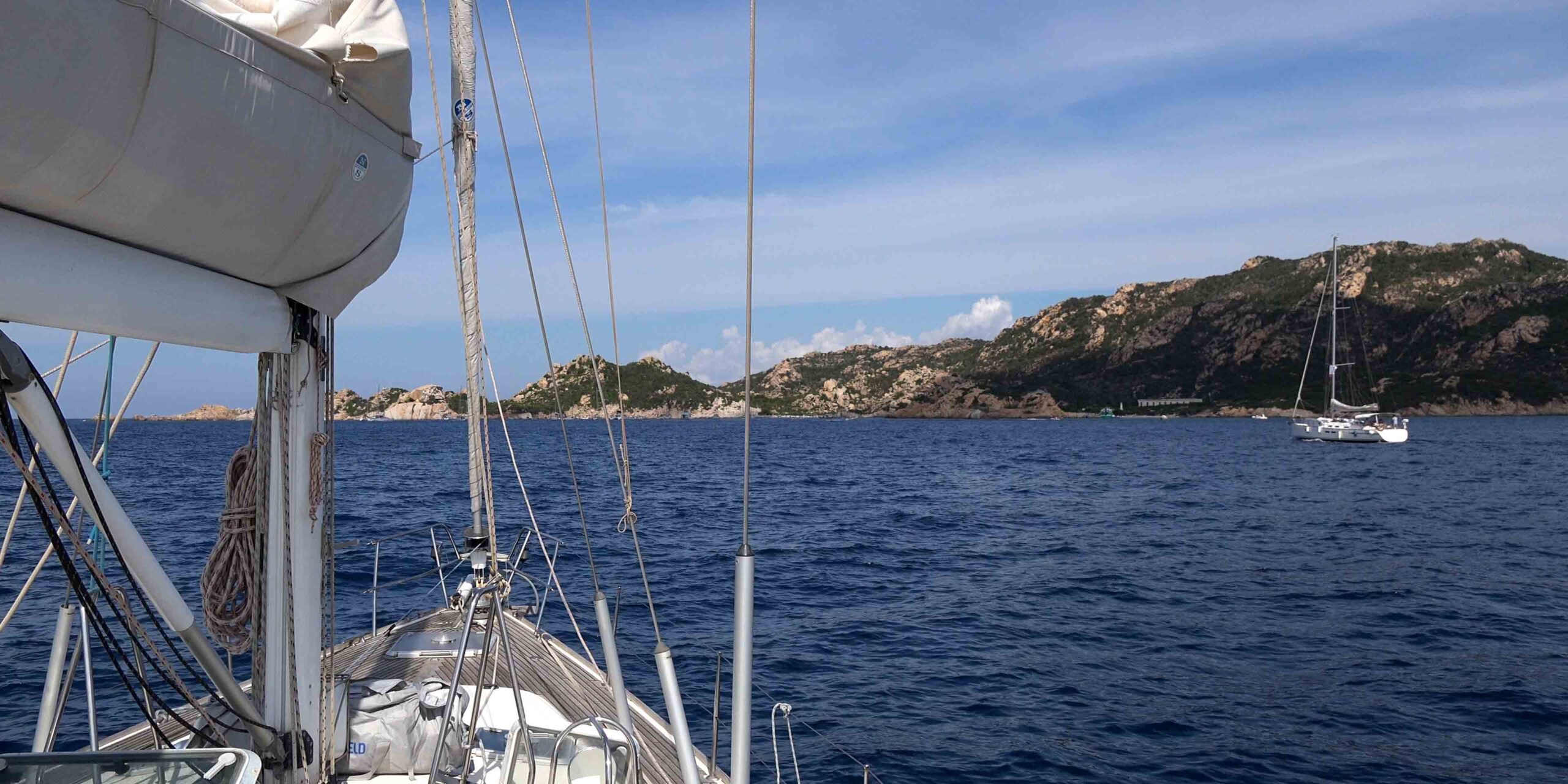 Best anchorage Cala Corsara Spargi La Maddalena Italy
