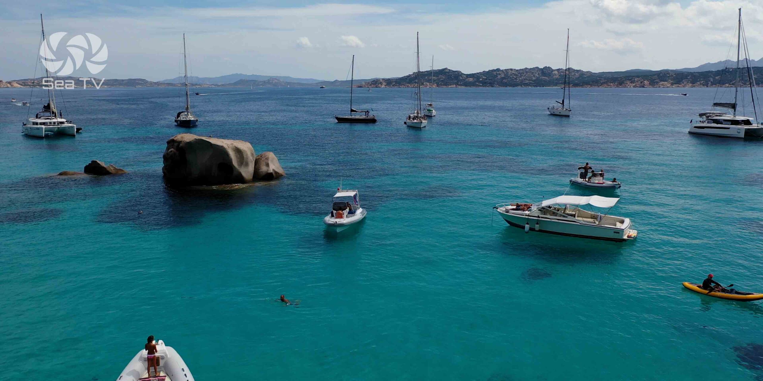 Best anchorage Cala Corsara Spargi La Maddalena Italy
