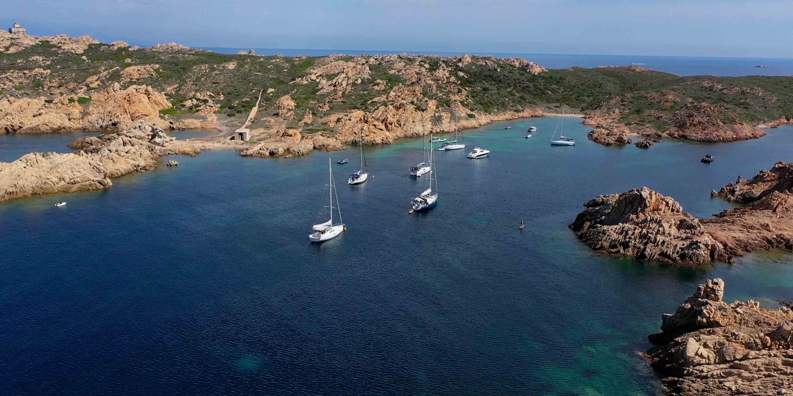 best anchorage Isola Roazzoli Maddalena Archipelago Sardinia
