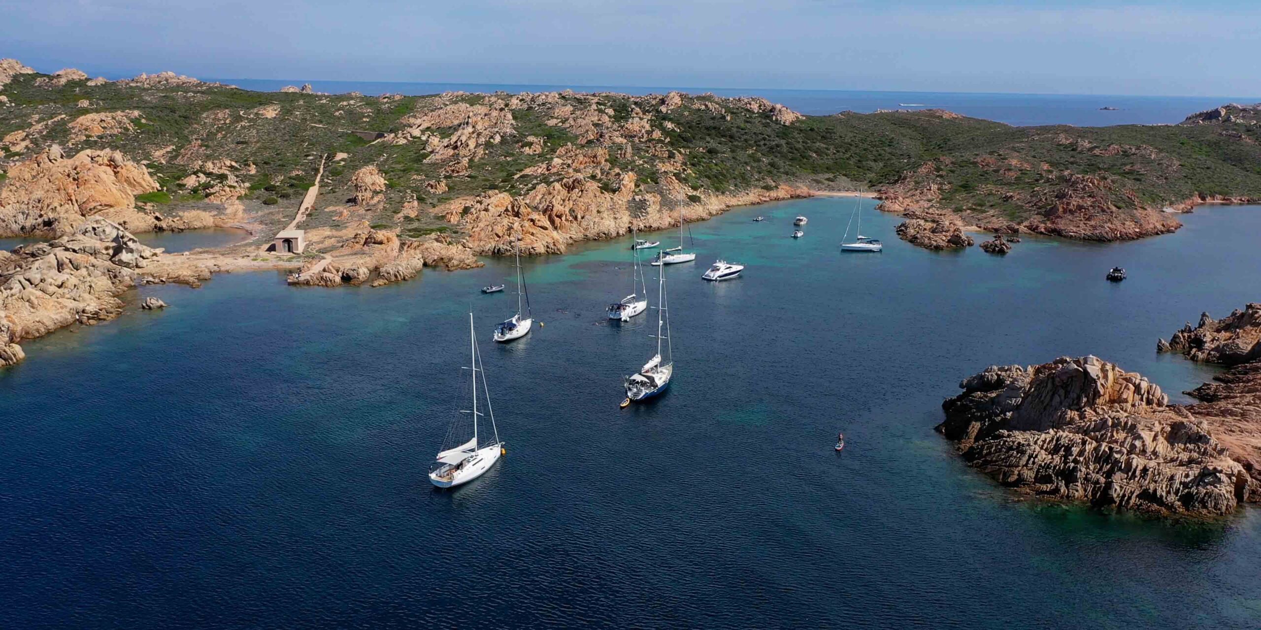 best anchorage Isola Roazzoli Maddalena Archipelago Sardinia
