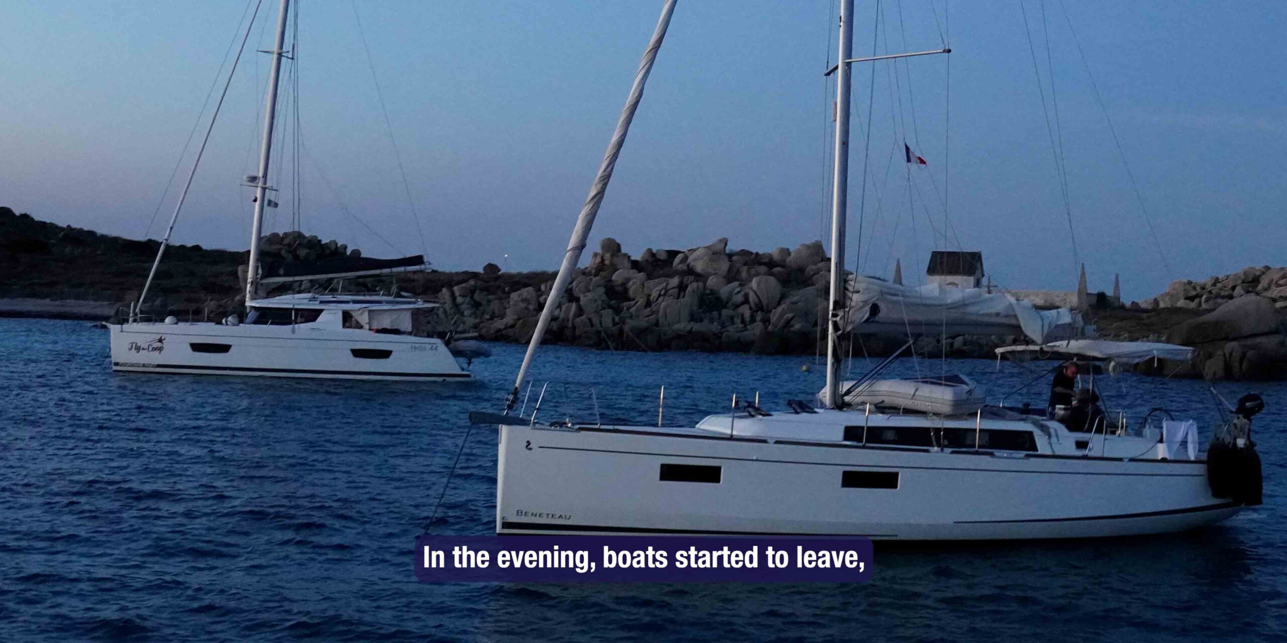 The Best overnight anchorage in Bonifacio Îles Lavezzi Corsica 