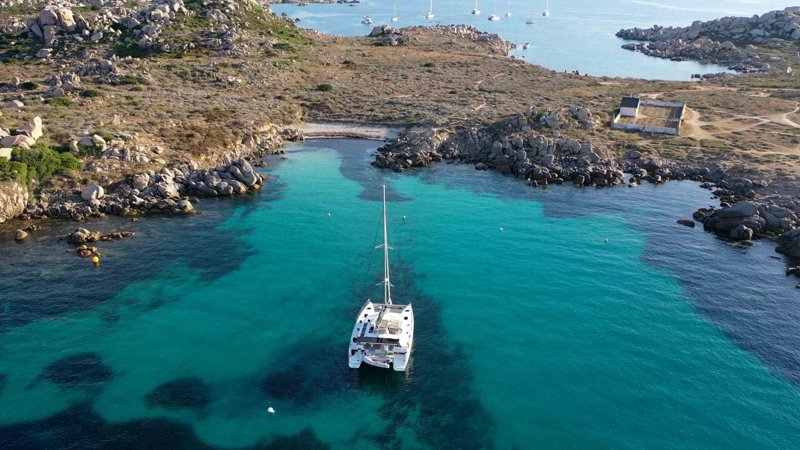 The Best overnight anchorage in Bonifacio Îles Lavezzi Corsica 