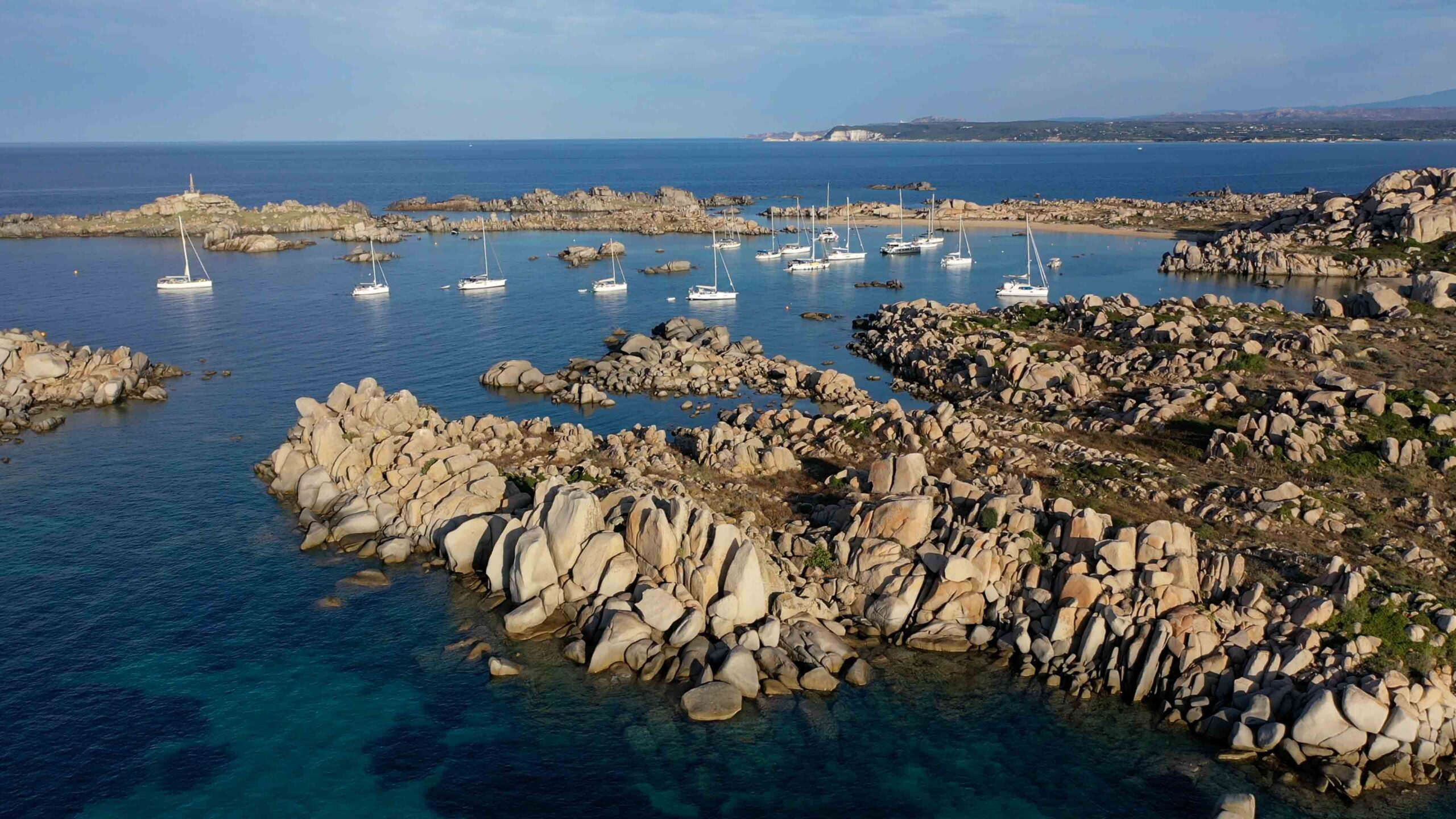 The Best overnight anchorage in Bonifacio Îles Lavezzi Corsica 