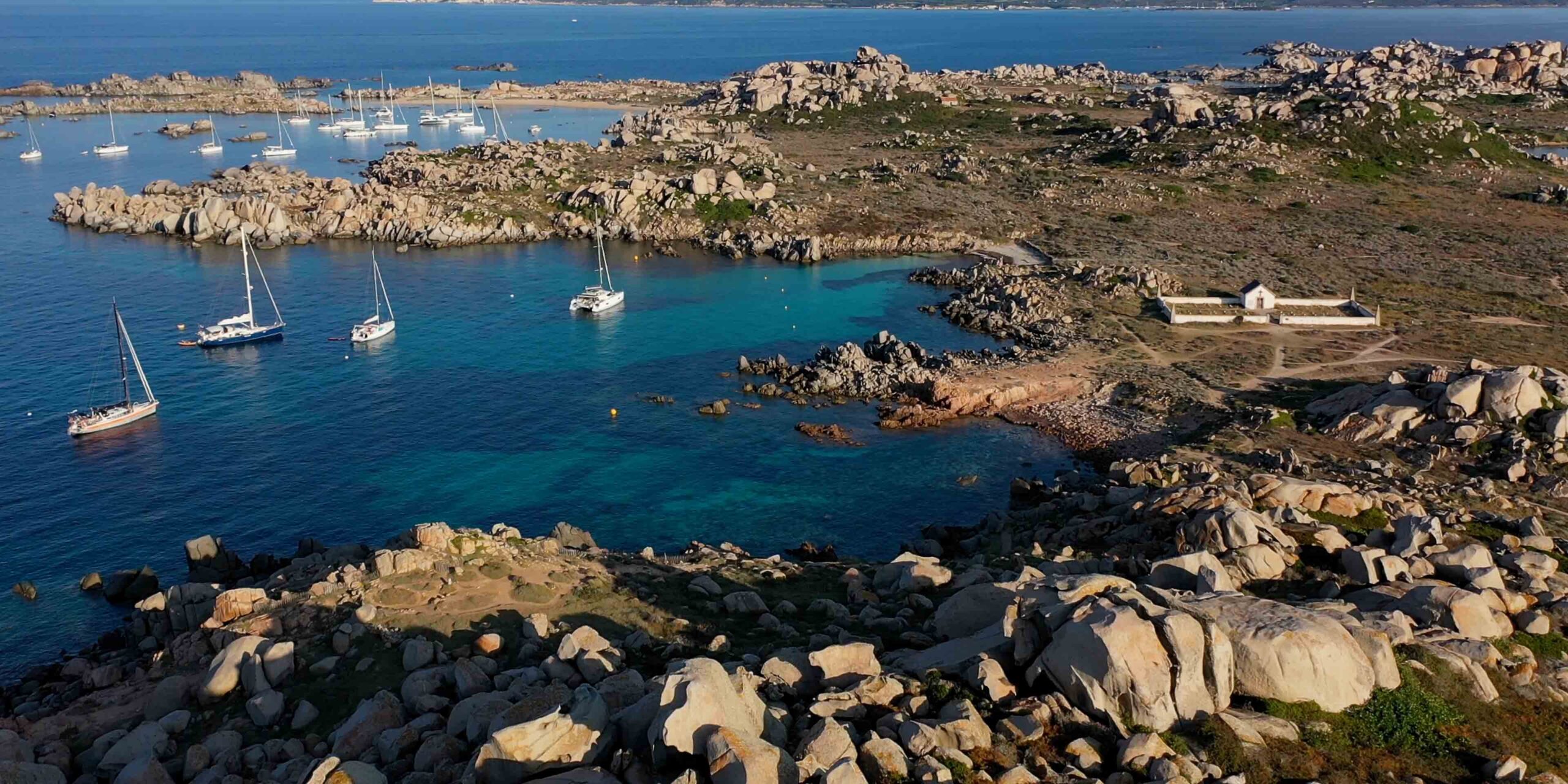 The Best overnight anchorage in Bonifacio Îles Lavezzi Corsica 