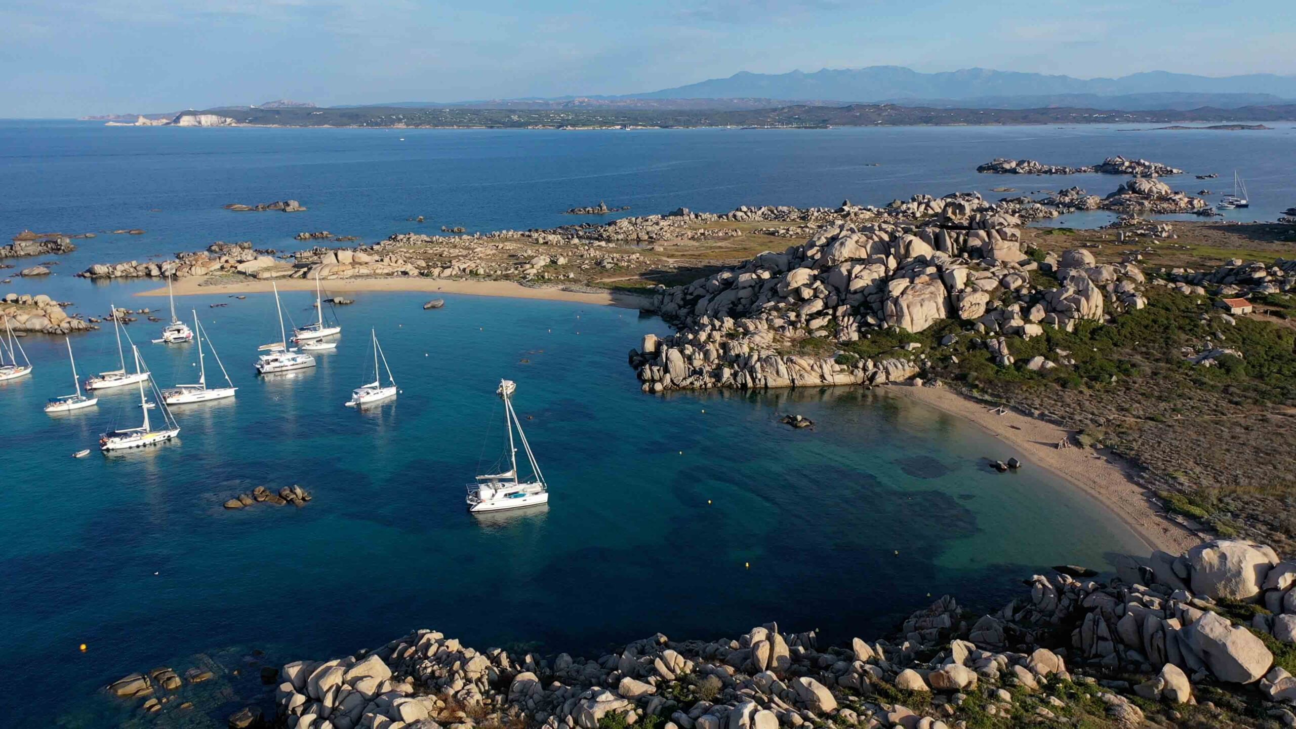 The Best overnight anchorage in Bonifacio Îles Lavezzi Corsica 