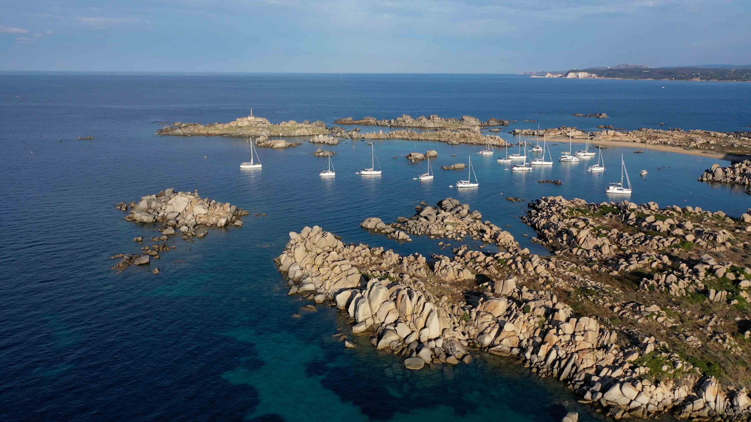 The Best overnight anchorage in Bonifacio Îles Lavezzi Corsica 