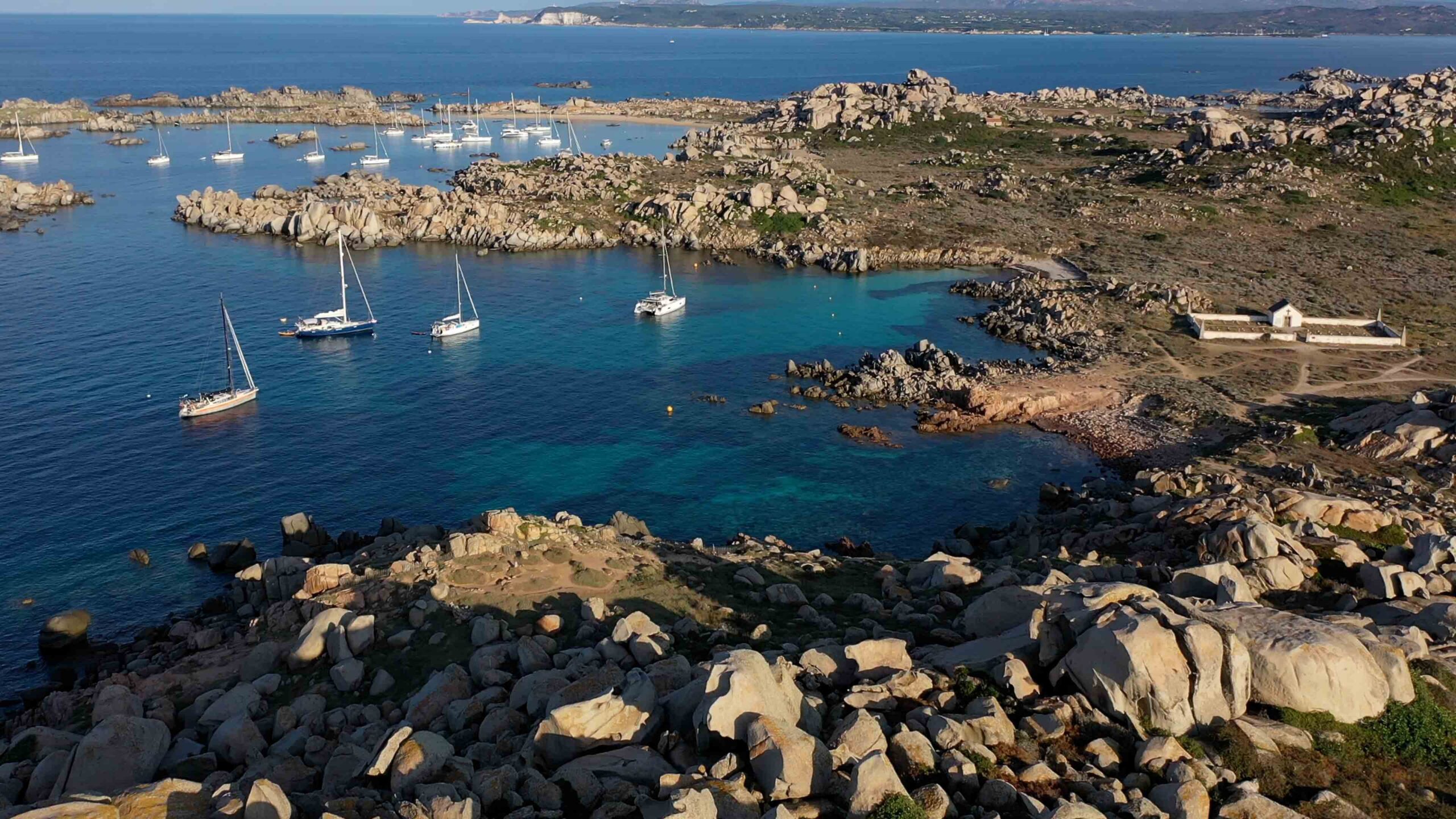 The Best overnight anchorage in Bonifacio Îles Lavezzi Corsica 