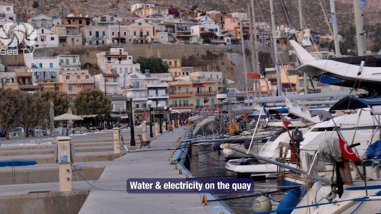 Kalymnos port and Marina- Visual Pilot