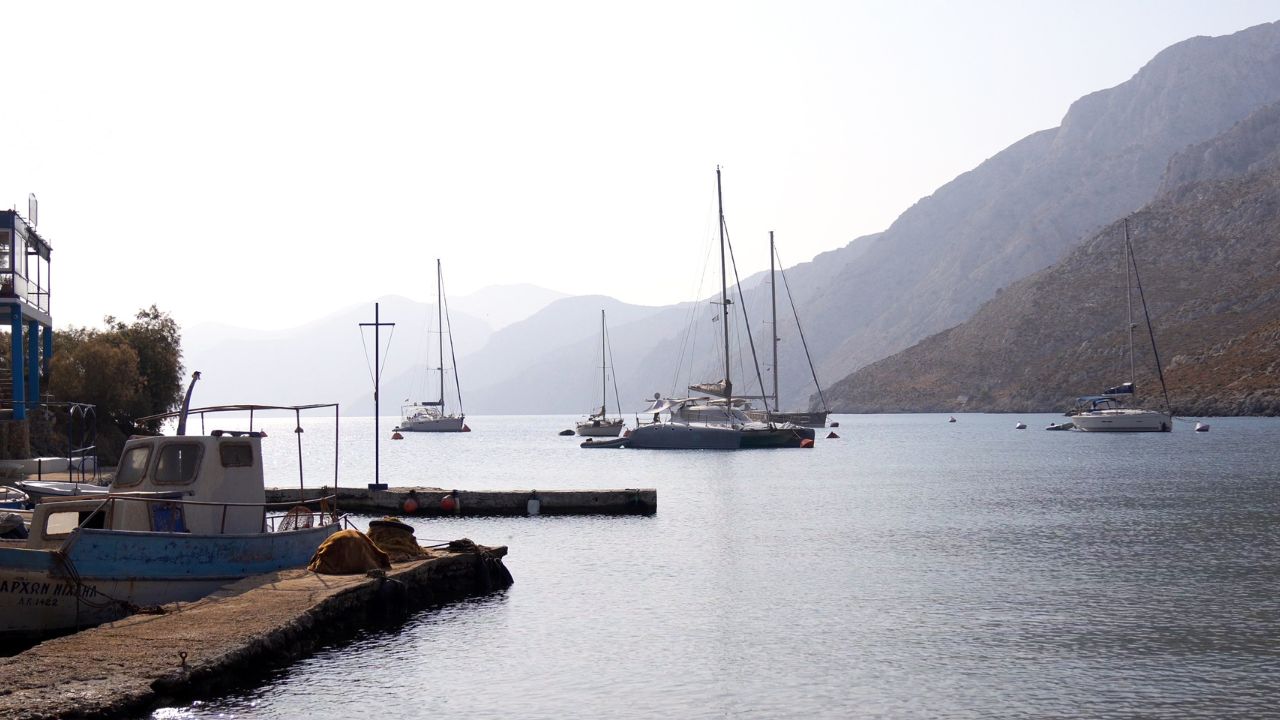 Palionisos Bay Kalymnos Island, Dodecanese, Greece.