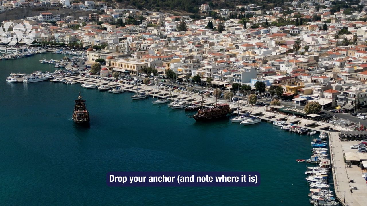 Kalymnos port and Marina- Visual Pilot