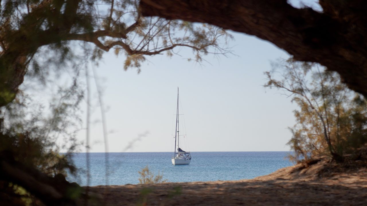 Eristos Bay Tilos Island Greece