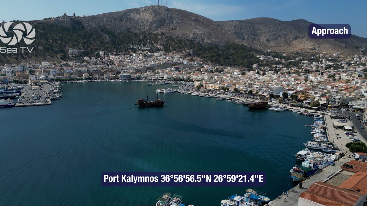 Kalymnos port and Marina- Visual Pilot