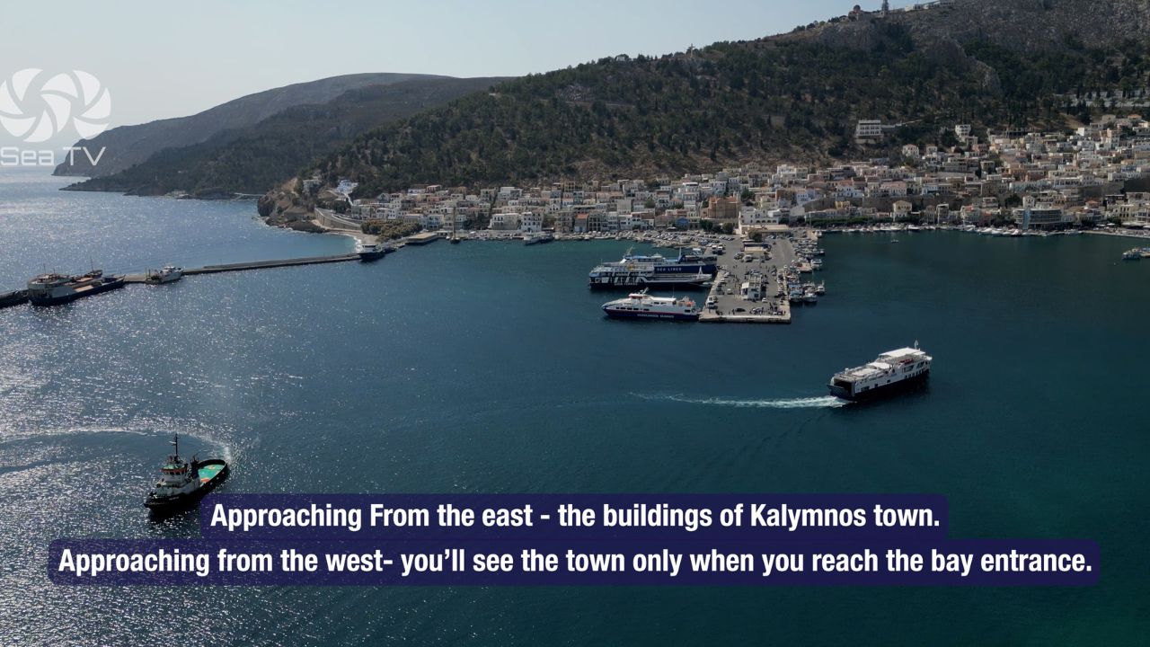 Kalymnos port and Marina- Visual Pilot