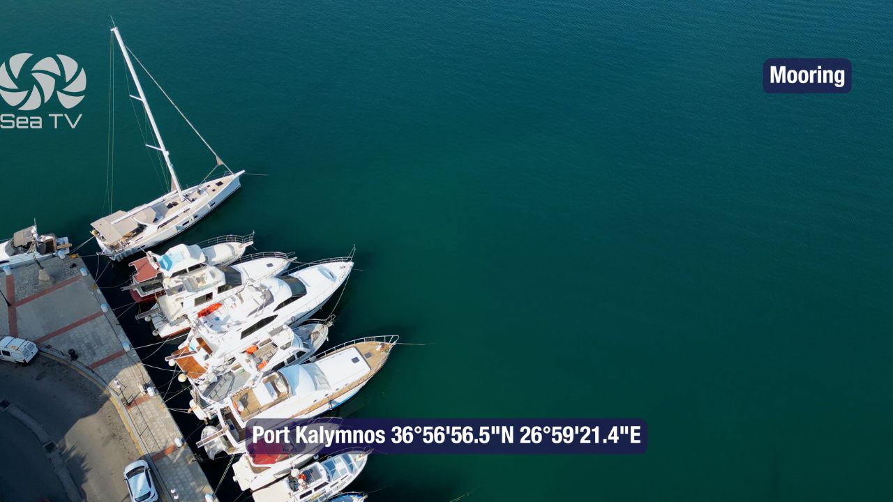 Kalymnos port and Marina- Visual Pilot