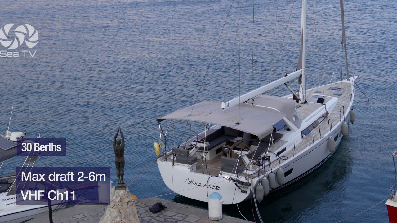 Kalymnos port and Marina- Visual Pilot