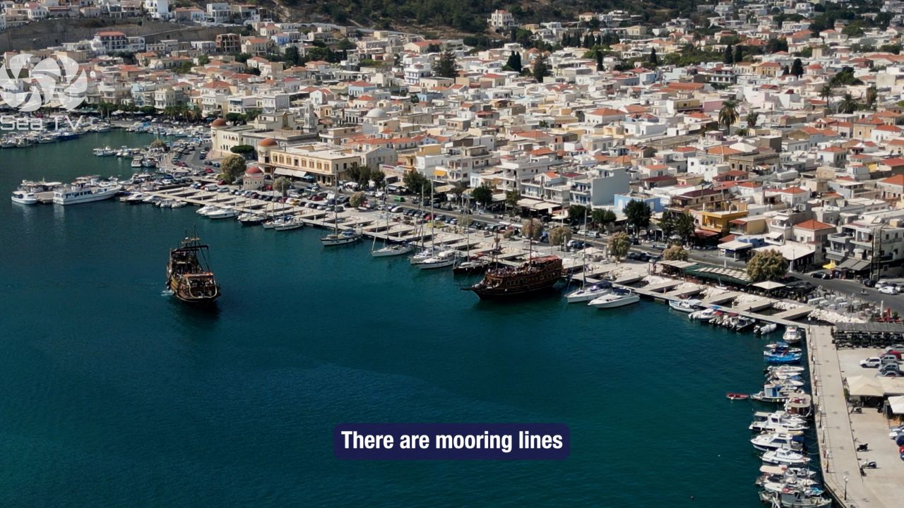 Kalymnos port and Marina- Visual Pilot