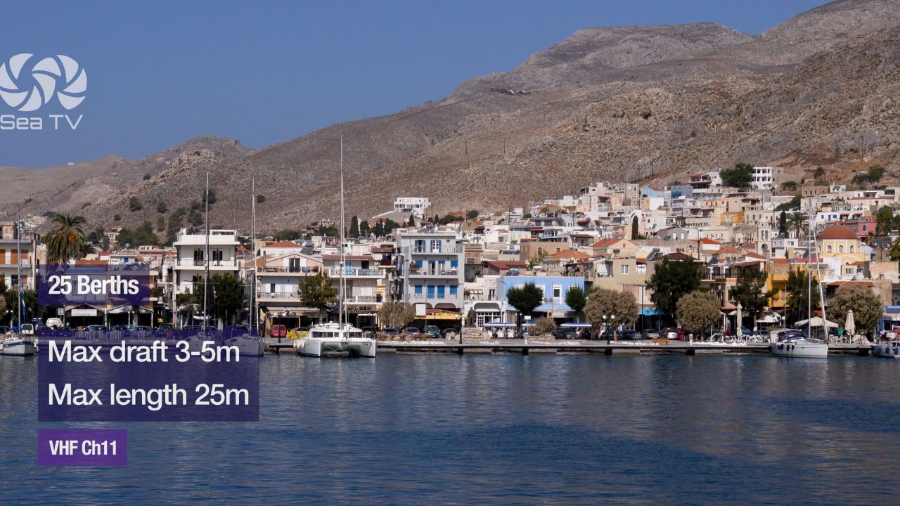 Kalymnos port and Marina- Visual Pilot