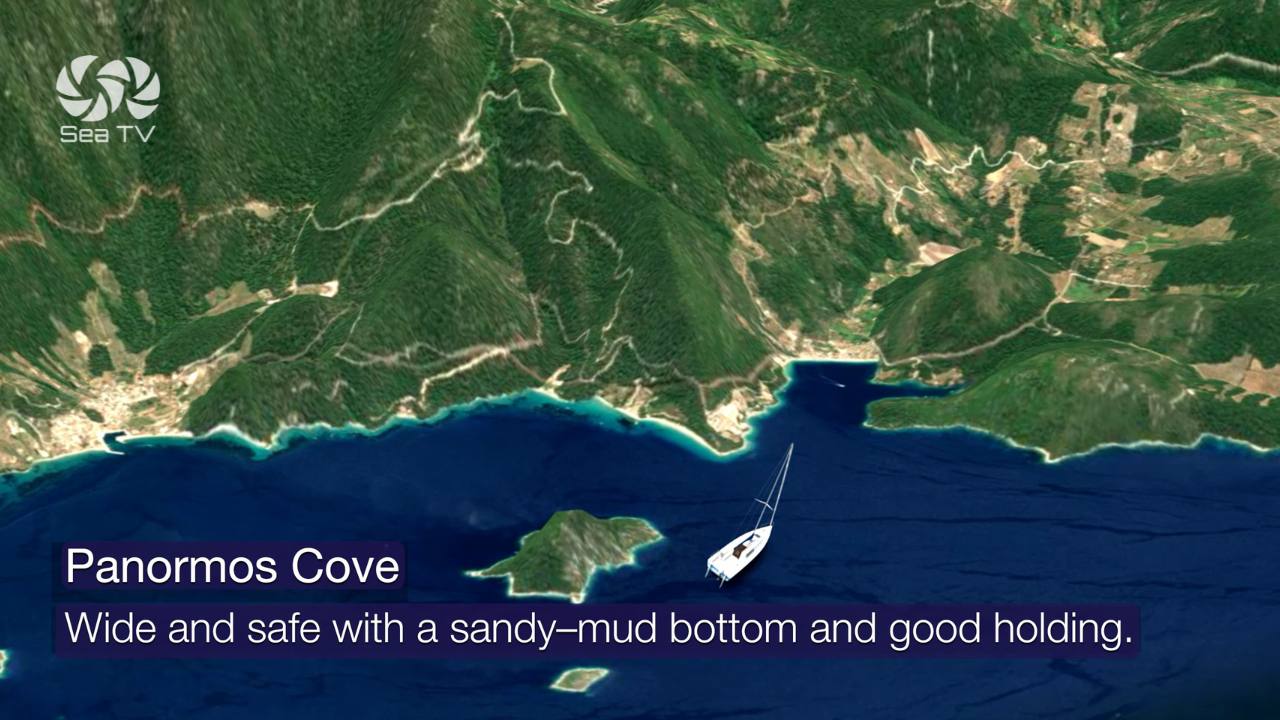 Limnonari Beach best anchorages Skopelos greece